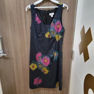 Ann Taylor Loft Floral A line dress Size 8 Summer OFFICE WORK ATTIRE